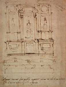研究1521年新圣器收藏中的美第奇陵墓的双墓 作者 米开朗基罗（Michelangelo Buonarroti）